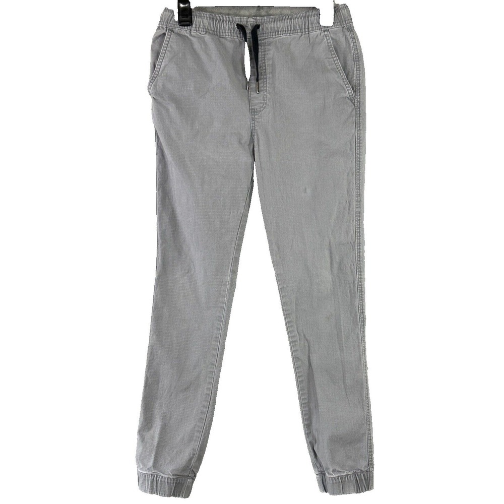 Carbon Mens Small 29 x 26 Gray Joggers Ripstop Y2K Grunge Skater 90s Street